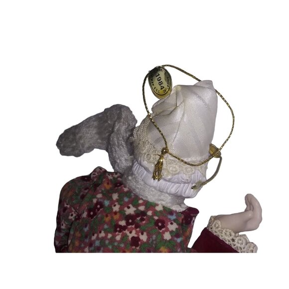 VTG Kurt Adler Ebenezer Scrooge Porcelain Holiday 8 Inch Ornament 1984 - Picture 4 of 10